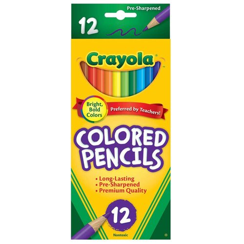 Crayola Colored Pencils Long 12Ct