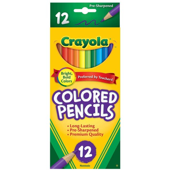 Crayola Colored Pencils Long 12Ct