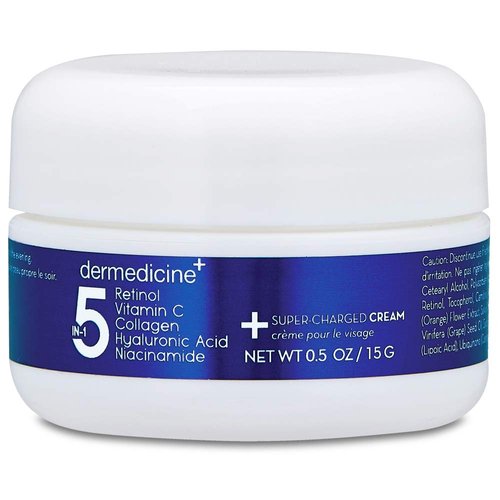 5 in 1 Retinol, Vitamin C, Collagen, Hyaluronic Acid, Niacinamide | Potent Face Cream which May H...