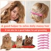 Kipeber 30 Pcs Plastic Alligator Hair Clips, Pink Hair Clips for Styling Sectioning, Professional Hair Styling Clips for Women with Wide Teeth & Double-Hinged Design