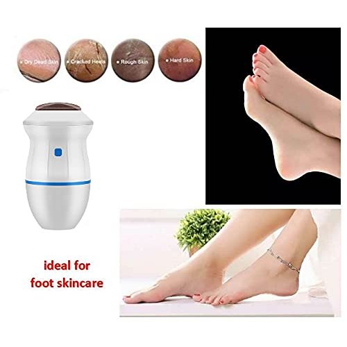 JORCEDI Electric Vacuum Foot File - Adsorption Grinder USB Electronic Callus Remover for Dead Hard Cracked Dry Skin