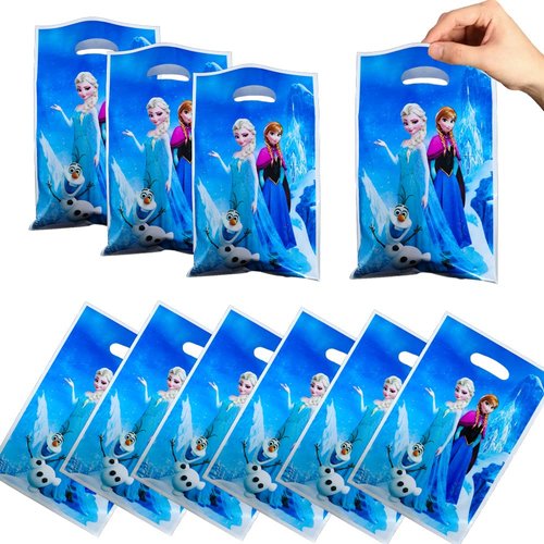 Ananju 30Pcs Frozen Princess Party Gift Bags,Frozen Princess Candy Bags,Frozen Princess Goody Bags Frozen Princess Birthday Party Supplies Decorations (Frozen1 30pcs)
