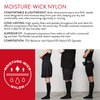 VIM & VIGR Moisture Wick Nylon 15-20 mmHg Compression Socks for Women & Men (Black, Small/Medium (1))