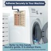 Laundry Symbols Guide Magnet - Laundry Magnets for Washing Machine - 6"x8" Helpful Laundry Magnets for Washing Machine, Laundry Guide Magnet for Home, Washing Machine Magnet Laundry Symbols Wall Art