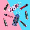 FREEBLOSS 2Pcs Chapstick Holder Keychain 1.5x3.8'' Lip Balm Holder Keychain Lightweight Lipstick Sleeve Pouch with Butterfly Pattern for Women Girls