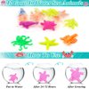 ANPHILE Under Sea Party Favors, 134 Pcs Ocean Birthday Party Supplies - Ocean Sea Animal Toys, Scratch Art Set, Grow In Water Animals for Under Sea Party Decorations, Goodie Bag Stuffers