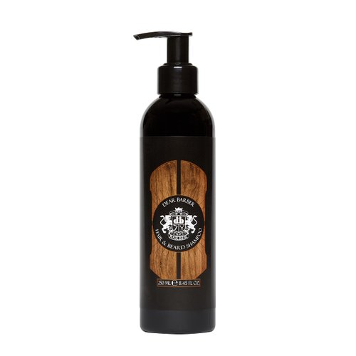 Dear Barber Shampoo Men's Hair Shampoo Suitable for Hair and Beard Nourishing and Moisturising 250ml