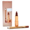 Charlotte Tilbury Mini Pillow Talk Duo Lip Kit Pillow Talk Medium - Travel Size Lip Makeup Set, Mini Lip Cheat Lip Liner and Mini Matte Revolution Lipstick, Long Lasting