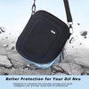 Krypthos Carrying Case for DJI Neo, Portable Shoulder Bag Travel Neo Case, with Elastic Strap to Fix DJI Neo Drone, Suit for Travel and Home Storage for DJI Neo Drone and Its Accessories-Black