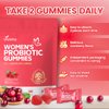 VivoNu Vaginal Women Probiotic, Feminine Balance pH Gummies for Healthy Odor, Yeast Balance & Flora + Vitamin C for Immune Support -Cranberry Probiotics
