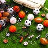 Nosiny 108 Pcs Sportball Party Favors Bulk 36 Pcs Sport Keychain Gifts 36 Pcs Sportball Stress Balls 36 Pcs Sportball Charm Bracelets for Team Birthday Party Supplies