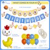 Pirese Chicken Birthday Decorations, Chicken Party Decorations, Chicken Decorations for Party | Chicken Party Supplies | Chick Party | Baby Chicken Party Decorations | Chicken Balloons | Bday Banner