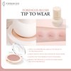 FORENCOS Matte Blush Set (Puff Included), Long Lasting Korean Blush Power, Zero Sebum Shine, Flawless Finish, Easy Blending, Lightweight & No Cakey Residue (PURE ANGEL)