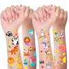 Habett Tattoos for Kids, 300+ Mixed Styles Temporary Tattoos Stickers Set for Girls and Boys, Space Dinosaur Animals Butterfly Fish Tattoos for Kids Birthday Party Supplies Party Favors