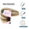 Sassina 16 Inch Invisible Tape in Hair Extensions Human Hair Rooted Brown to Blonde Real Hair Extensions Tape in Double Side Glue in Real Hair Extensions 50g 20pcs/per set, R3-8P/613