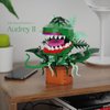 Millionspring Audrey The II Piranha Plant Flower Building Kit Toys, Horrors Shop Cannibal with Openable Mouth Collectible Gift for Tv Fans Friends Birthday Christmas Halloween(457pcs)