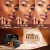 Koji White African Black Soap Bar for Face & Body Wash with Shea Butter - Exfoliating Soap, Brightening, Moisturizer Skin with Kojic Acid, Aloe Vera, Coconut Oil - Vegan, Paraben-Free, 2.82oz (2 Bars)