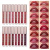 LANGMANNI Matte Liquid Lipstick Makeup Set Velvety Liquid Lipstick Long Lasting Durable Nude Lip Gloss Beauty Cosmetics Set for Girls and Women (16Pcs set)