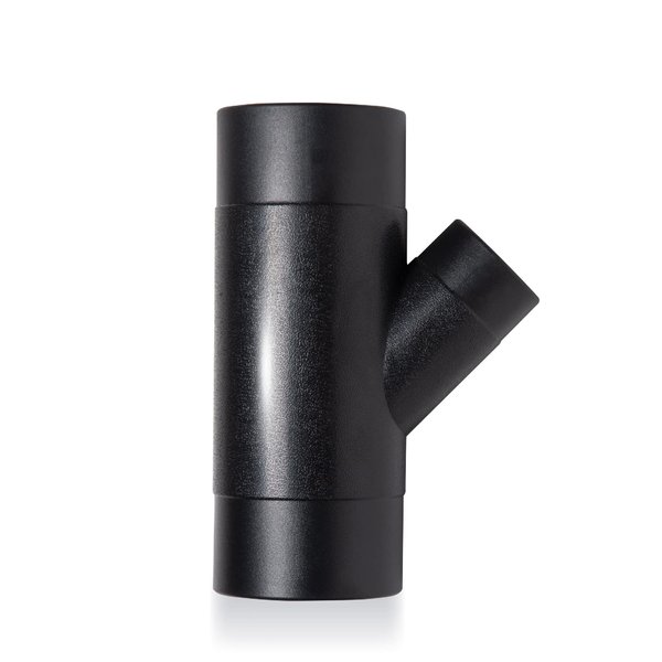 POWERTEC 70190 4-Inch by 2-1/2-Inch Y-Fitting Dust Collection Hose Connector