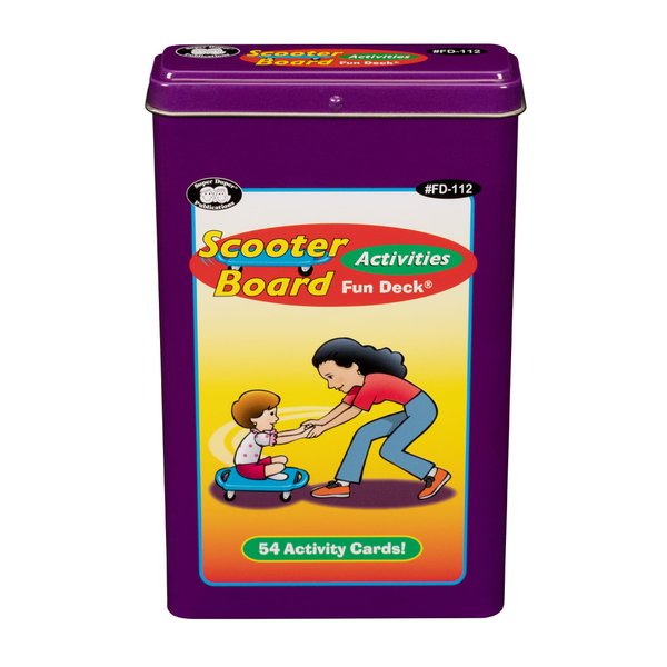 Super Duper Publications | Scooter Board Activities Fun Deck | Occupational Therapy Flash Cards | Educational Learning Materials for Children
