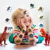 CHARLENT 148 PCS Dinosaur and Dragon Temporary Tattoos for Kids - Dragon Individually Tattoos for Boys Girls Dinosaur Birthday Party Favors Goodie Bag Fillers