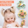 LZZAPJ Spinning Sensory Learning Toys for Toddlers 1-3, Baby 6-12-18 Months Suction Cup Spinner Toy,Baby Bathtub Bath Toys, Birthday Gifts for 1 Year Old and 2 Year Old Boys and Girls