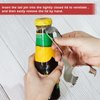 Octina Mason Jar Opener & Bottle Opener No Lid Dents or Damage, Manual Can Opener Easy Twist, Canning Jar Opener Top Remover Utensil for Various Lids