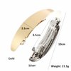 XHBTS 4 Set Long and Thin Handmade Hair Clip Barrette,Metal Hair Pins French Styles Hair Barrettes Hair Clips for Women and Girls Silver Gold