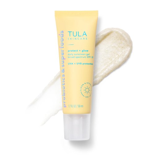TULA Daily SPF 30 Sunscreen Gel - Broad Spectrum, Non-Greasy, Reef-Safe with Blue Light & Pollution Protection