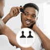 2Pcs Hair Pick, Afro Comb Metal Pick Metal Hairdressing Tools for Women and Men Detangling and Styling Comb for Wigs Braids Detangle Curly Hair DIY Hairstyle