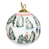 Blown Glass Christmas Ornament | Skiing Breckenridge | Hand Painted Inside | Original Art | Includes Gift Box
