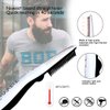 Beard Straightener Comb for Men,Hair Hot Comb,Quick Electric Heated Beard Brush Styler,Travel Portable Styling Comb beard iron, Multifunctional Straightening Brush