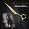 JASON 6'' Hair Cutting Scissors Professional Barber Shears 440C Japanese Stainless Steel Stylist Trimming Shear Salon Razor Edge Scissor