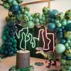 Dinosaur Balloon Arch Kit, Sage Dark Green Avocado Green Brown Latex Balloons with Camouflage Balloons for Kids Boys Dinosaur Park Theme Birthday Hunting Camo Jungle Safari Baby Shower Decorations