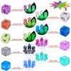 15 Sets Random Assortment Polyhedral RPG Mini Dice (105pcs),Surprise Mystery Mini Dice Set,10mm Mini DND Magic The Gathering Dice Set for MTG,RPG,D&D Dungeons and Dragons Role Playing Game