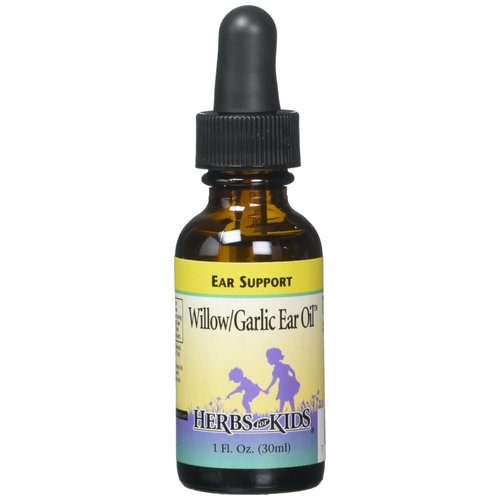 Herbs for Kids Willow/Garlic Ear Oil, Unscented (Btl-Glass) | 1oz