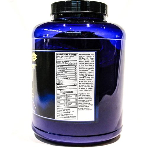 Superfood Protein Shake- Respect Protein Milk Chocolate 60 Servings – Best Meal Replacement Shake for Women & Men – Whey Protein Isolate, Micellar Casein, Flax & Fiber- High Quality Protein Shake