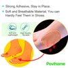 Povihome 30 Count Bunion Cushion Pads, Bunion Foot Protectors for Feet (Latex-Free), Stay in Place All Day - Strong Adhesive