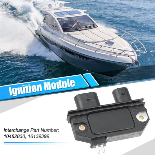X AUTOHAUX Ignition Module for Volvo Penta for Gm for Mercury Marine 811637 811637t 850487 18-5107-1 10482830 16139399 D1965a 3854003 811637001