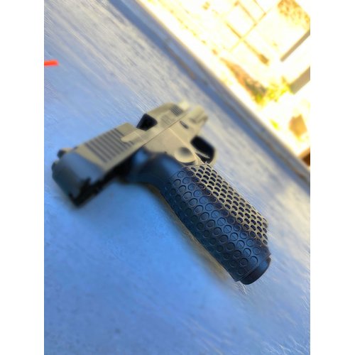 Stekos Brothers Stekos Rubber Gun Grip – Universal Fit and Easy Installation – Durable and Flexible Rubber Vertical Grip – Professional-Grade Tactical Grip (Jet Black)