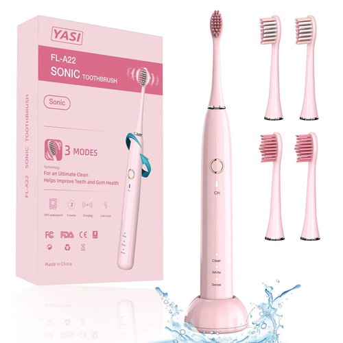 1000 Rechargeable Electric Toothbrush Pinks