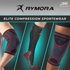 Rymora ORTHOPEDIC_BRACE Leg Compression Sleeve for Blend,Pain Relief, Calf Support, Comfortable, Secure Footless for Fitness, Running, and Shin Splints Purple, Small (One Pair)