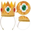 4PCS Princess Daisy Crown Accessories Kit,Include Daisy Crown/Brooch/Earring/Gloves, Daisy Princess Dress Up Accessories for Kids Girls (Daisy)