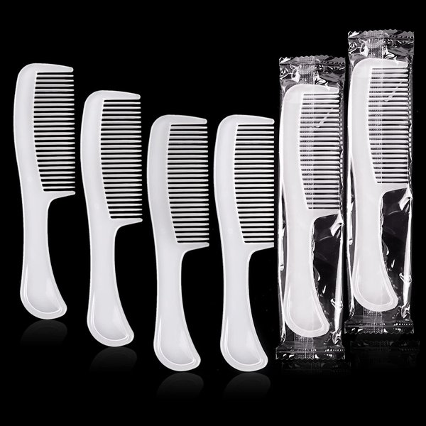 Hipruict Combs Individually Wrapped, 100 Pack Disposable Combs Bulk, Sturdy Thick Travel Comb Bulk, Combs in Bulk for Homeless, Suitable for Home, Hotel, Travel, Charity (100 PACK)