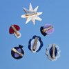 Red Mushroom Star Acetate Hair Clips,Hair Side Clips Magic Ball Duckbill Clips Moon Barrettes Creative Eggplant Hairpins Hair Accessories for Women Hair Clips, Hair Accessories