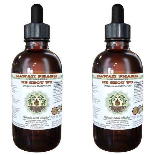 He Shou Wu Alcohol-Free Liquid Extract, He Shou Wu, Fo Ti (Polygonum Multiflorum) Prepared Root G...
