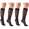 Truform Compression Stockings, 15-20 mmHg, Sheer, Knee High, Black, Medium (Pack of 2)