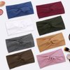 Tobeffect Headbands for Women Non Slip Turban Headband Boho Wide Head Band Womens Hair Wraps Accessories for Teen Girls 8 Pack Solid Colors
