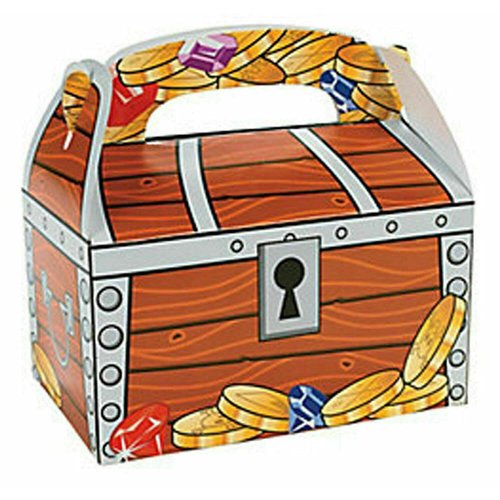 Fun Express Treasure Chest Treat Boxes (1 Dozen), Bulk