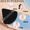8 Pieces Triangle Powder Puff with 4 Travel Cases, Triangle Makeup Puff, Reusable Velour Cosmetic Foundation Blender Sponge for Loose Powder Body Powder, Beauty Makeup Tools (4 colors)